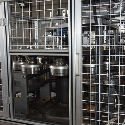 Tampa resistente do copo do consumo do gás que faz a máquina a produtividade alta