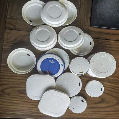 Máquina da tampa do copo de papel da bebida do gelado do café